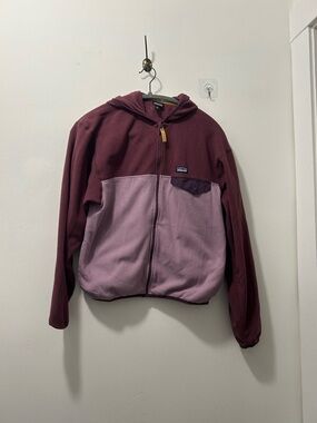 Patagonia Two-Tone Zip Fleece Hoodie, girls XXL